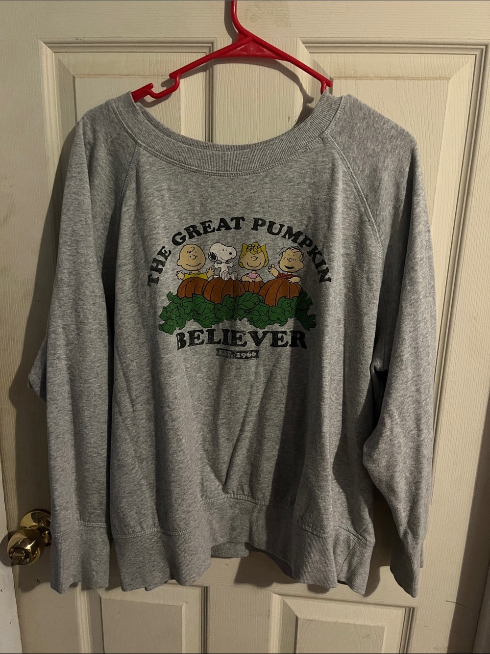 Gray "The Great Pumpkin" Graphic Sweatshirt - Believer